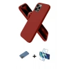 MARSİLYAN™- iPhone 12 Pro Max Kılıf Kozmos Yansıma Özel Seri - Siyah 3D Antistatik Seramik Nano Ekran Koruyucu + Shine Kamera Lens Koruma Cam - GD
