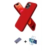 MARSİLYAN™- iPhone 12 Pro Max Kılıf Kozmos Yansıma Özel Seri - Siyah 3D Antistatik Seramik Nano Ekran Koruyucu + Metal Kamera Lens Koruma Cam - GD