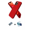 MARSİLYAN™- iPhone 12 Pro Max Kılıf Kozmos Yansıma Özel Seri - Siyah 3D Antistatik Seramik Nano Ekran Koruyucu + Shine Kamera Lens Koruma Cam - SH