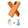 MARSİLYAN™- iPhone 12 Pro Max Kılıf Kozmos Yansıma Özel Seri - Siyah 5D Eko Cam Ekran Koruyucu + Shine Kamera Lens - GD