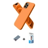 MARSİLYAN™- iPhone 12 Pro Max Kılıf Kozmos Yansıma Özel Seri - Siyah 5D Eko Cam Ekran Koruyucu + Metal Kamera Lens Koruma Cam - KI