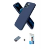MARSİLYAN™- iPhone 12 Pro Max Kılıf Kozmos Yansıma Özel Seri - Siyah 5D Eko Cam Ekran Koruyucu + Metal Kamera Lens Koruma Cam - KI
