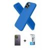 MARSİLYAN™- iPhone 12 Pro Max Kılıf Kozmos Yansıma Özel Seri - Siyah 5D Eko Cam Ekran Koruyucu + Neon Fosforlu Kamera Lens - YL