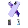 MARSİLYAN™- iPhone 12 Pro Max Kılıf Kozmos Yansıma Özel Seri - Siyah 5D Eko Cam Ekran Koruyucu + Neon Fosforlu Kamera Lens - YL