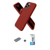 MARSİLYAN™- iPhone 12 Pro Max Kılıf Kozmos Yansıma Özel Seri - Siyah 5D Eko Cam Ekran Koruyucu + Renkli Kamera Lens Koruma Cam - SI