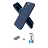 MARSİLYAN™- iPhone 12 Pro Max Kılıf Kozmos Yansıma Özel Seri - Siyah 5D Eko Cam Ekran Koruyucu + Renkli Kamera Lens Koruma Cam - SI