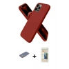 MARSİLYAN™- iPhone 12 Pro Max Kılıf Kozmos Yansıma Özel Seri - Siyah 6D Mat Seramik Hayalet Nano Ekran Koruyucu + Renkli Kamera Lens Koruma Cam - SI