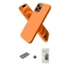 MARSİLYAN™- iPhone 12 Pro Max Kılıf Kozmos Yansıma Özel Seri - Siyah 6D Mat Seramik Hayalet Nano Ekran Koruyucu + Renkli Kamera Lens Koruma Cam - SI