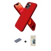 MARSİLYAN™- iPhone 12 Pro Max Kılıf Kozmos Yansıma Özel Seri - Siyah 6D Mat Seramik Hayalet Nano Ekran Koruyucu + Renkli Kamera Lens Koruma Cam - YL