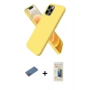 MARSİLYAN™- iPhone 12 Pro Max Kılıf Kozmos Yansıma Özel Seri - Siyah 6D Mat Seramik Hayalet Nano Ekran Koruyucu + Shine Kamera Lens Koruma Cam - GD