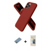 MARSİLYAN™- iPhone 12 Pro Max Kılıf Kozmos Yansıma Özel Seri - Siyah 6D Mat Seramik Hayalet Nano Ekran Koruyucu + Shine Kamera Lens Koruma Cam - GI