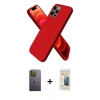 MARSİLYAN™- iPhone 12 Pro Max Kılıf Kozmos Yansıma Özel Seri - Siyah 6D Mat Seramik Hayalet Nano Ekran Koruyucu + Neon Fosforlu Kamera Lens - YL