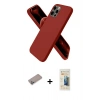 MARSİLYAN™- iPhone 12 Pro Max Kılıf Kozmos Yansıma Özel Seri - Siyah 6D Mat Seramik Hayalet Nano Ekran Koruyucu + Shine Kamera Lens Koruma Cam - SABE