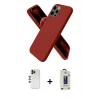 MARSİLYAN™- iPhone 12 Pro Max Kılıf Kozmos Yansıma Özel Seri - Siyah Bilvis Hayalet Cam Ekran Koruyucu + Shine Kamera Lens - GD