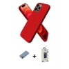 MARSİLYAN™- iPhone 12 Pro Max Kılıf Kozmos Yansıma Özel Seri - Siyah Bilvis Hayalet Cam Ekran Koruyucu + Shine Kamera Lens Koruma Cam - GI