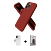 MARSİLYAN™- iPhone 12 Pro Max Kılıf Kozmos Yansıma Özel Seri - Siyah Bilvis Hayalet Cam Ekran Koruyucu + Shine Kamera Lens - LT