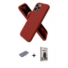 MARSİLYAN™- iPhone 12 Pro Max Kılıf Kozmos Yansıma Özel Seri - Siyah Bilvis Hayalet Cam Ekran Koruyucu + Pembe Renkli Kamera Lens Koruma Cam