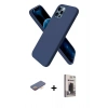 MARSİLYAN™- iPhone 12 Pro Max Kılıf Kozmos Yansıma Özel Seri - Siyah Bilvis Hayalet Cam Ekran Koruyucu + Renkli Kamera Lens Koruma Cam - TU