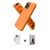 MARSİLYAN™- iPhone 12 Pro Max Kılıf Kozmos Yansıma Özel Seri - Siyah Bilvis Hayalet Cam Ekran Koruyucu + Shine Kamera Lens - LT