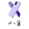 MARSİLYAN™- iPhone 12 Pro Max Kılıf Kozmos Yansıma Özel Seri - Siyah Bilvis Hayalet Cam Ekran Koruyucu + Shine Kamera Lens Koruma Cam - SABE
