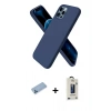 MARSİLYAN™- iPhone 12 Pro Max Kılıf Kozmos Yansıma Özel Seri - Siyah Bilvis Hayalet Cam Ekran Koruyucu + Shine Kamera Lens Koruma Cam - MI