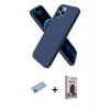 MARSİLYAN™- iPhone 12 Pro Max Kılıf Kozmos Yansıma Özel Seri - Siyah Bilvis Hayalet Cam Ekran Koruyucu + Shine Kamera Lens Koruma Cam - MI