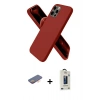 MARSİLYAN™- iPhone 12 Pro Max Kılıf Kozmos Yansıma Özel Seri - Siyah Bilvis Hayalet Cam Ekran Koruyucu + Renkli Kamera Lens Koruma Cam - TU