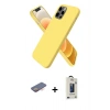 MARSİLYAN™- iPhone 12 Pro Max Kılıf Kozmos Yansıma Özel Seri - Siyah Bilvis Hayalet Cam Ekran Koruyucu + Renkli Kamera Lens Koruma Cam - TU