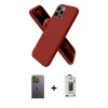 MARSİLYAN™- iPhone 12 Pro Max Kılıf Kozmos Yansıma Özel Seri - Siyah Bilvis Hayalet Cam Ekran Koruyucu + Neon Fosforlu Kamera Lens - YL