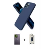 MARSİLYAN™- iPhone 12 Pro Max Kılıf Kozmos Yansıma Özel Seri - Siyah Bilvis Hayalet Cam Ekran Koruyucu + Neon Fosforlu Kamera Lens - YL