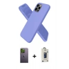 MARSİLYAN™- iPhone 12 Pro Max Kılıf Kozmos Yansıma Özel Seri - Siyah Bilvis Hayalet Cam Ekran Koruyucu + Neon Fosforlu Kamera Lens - YL