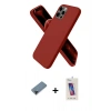 MARSİLYAN™- iPhone 12 Pro Max Kılıf Kozmos Yansıma Özel Seri - Siyah Joko 5D Cam + Shine Kamera Lens Koruma Cam - SH
