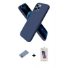 MARSİLYAN™- iPhone 12 Pro Max Kılıf Kozmos Yansıma Özel Seri - Siyah Joko 5D Cam + Shine Kamera Lens Koruma Cam - PE