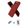 MARSİLYAN™- iPhone 12 Pro Max Kılıf Kozmos Yansıma Özel Seri - Siyah Joko 5D Cam + Shine Kamera Lens Koruma Cam - PE