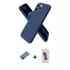 MARSİLYAN™- iPhone 12 Pro Max Kılıf Kozmos Yansıma Özel Seri - Siyah Joko 5D Cam + Shine Kamera Lens Koruma Cam - SH