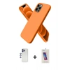 MARSİLYAN™- iPhone 12 Pro Max Kılıf Kozmos Yansıma Özel Seri - Siyah Joko 5D Cam + Shine Kamera Lens - LT