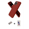 MARSİLYAN™- iPhone 12 Pro Max Kılıf Kozmos Yansıma Özel Seri - Siyah Joko 5D Cam + Shine Kamera Lens Koruma Cam - SABE