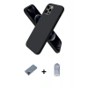 MARSİLYAN™- iPhone 12 Pro Max Kılıf Kozmos Yansıma Özel Seri - Siyah Joko Magic 5D Cam + Metal Kamera Lens Koruma Cam - KI