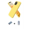 MARSİLYAN™- iPhone 12 Pro Max Kılıf Kozmos Yansıma Özel Seri - Siyah Joko Magic 5D Cam + Shine Kamera Lens Koruma Cam - PE