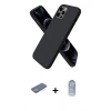 MARSİLYAN™- iPhone 12 Pro Max Kılıf Kozmos Yansıma Özel Seri - Siyah Joko Magic 5D Cam + Renkli Kamera Lens Koruma Cam - YL