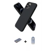 MARSİLYAN™- iPhone 12 Pro Max Kılıf Kozmos Yansıma Özel Seri - Siyah Joko Magic 5D Cam + Renkli Kamera Lens Koruma Cam - SI