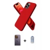 MARSİLYAN™- iPhone 12 Pro Max Kılıf Kozmos Yansıma Özel Seri - Siyah Joko Magic 5D Cam + Neon Fosforlu Kamera Lens - SI