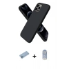 MARSİLYAN™- iPhone 12 Pro Max Kılıf Kozmos Yansıma Özel Seri - Siyah Joko Magic 5D Cam + Shine Kamera Lens Koruma Cam - MI