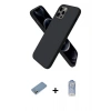 MARSİLYAN™- iPhone 12 Pro Max Kılıf Kozmos Yansıma Özel Seri - Siyah Joko Magic 5D Cam + Shine Kamera Lens Koruma Cam - GS