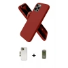 MARSİLYAN™- iPhone 12 Pro Max Kılıf Kozmos Yansıma Özel Seri - Siyah Joko Magic 5D Hayalet Cam + Shine Kamera Lens - GD