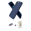 MARSİLYAN™- iPhone 12 Pro Max Kılıf Kozmos Yansıma Özel Seri - Siyah Mat Seramik Nano Ekran Koruyucu + Renkli Kamera Lens Koruma Cam - TU