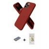 MARSİLYAN™- iPhone 12 Pro Max Kılıf Kozmos Yansıma Özel Seri - Siyah Mat Seramik Nano Ekran Koruyucu + Renkli Kamera Lens Koruma Cam - SI