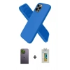 MARSİLYAN™- iPhone 12 Pro Max Kılıf Kozmos Yansıma Özel Seri - Siyah Polymer Nano Ekran Koruyucu + Neon Fosforlu Kamera Lens - YL