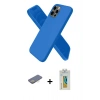 MARSİLYAN™- iPhone 12 Pro Max Kılıf Kozmos Yansıma Özel Seri - Siyah Polymer Nano Ekran Koruyucu + Sarı Renkli Kamera Lens Koruma Cam