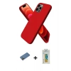 MARSİLYAN™- iPhone 12 Pro Max Kılıf Kozmos Yansıma Özel Seri - Siyah Polymer Nano Ekran Koruyucu + Shine Kamera Lens Koruma Cam - GD
